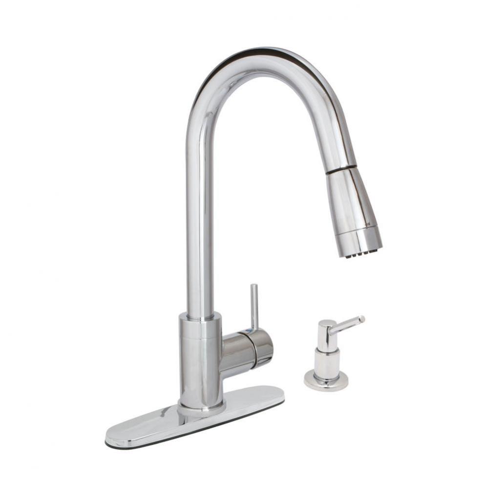 Fluxe - Contemporary Styled Pull-Down Kitchen Faucet