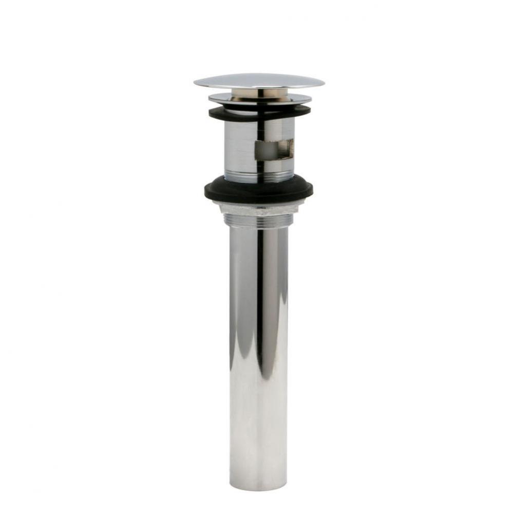 Brass Push Pop-Up Drain Set, Chrome