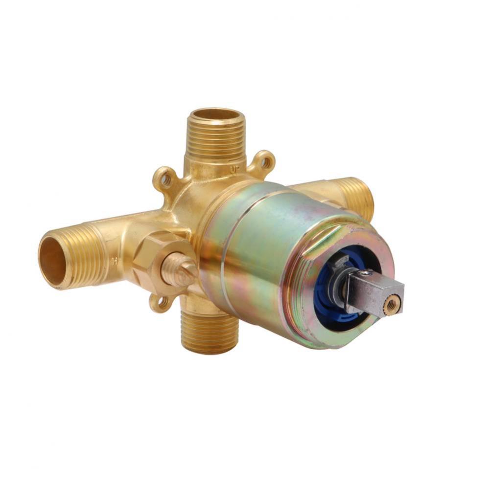 Shower Rough-In Valve with turn diverter