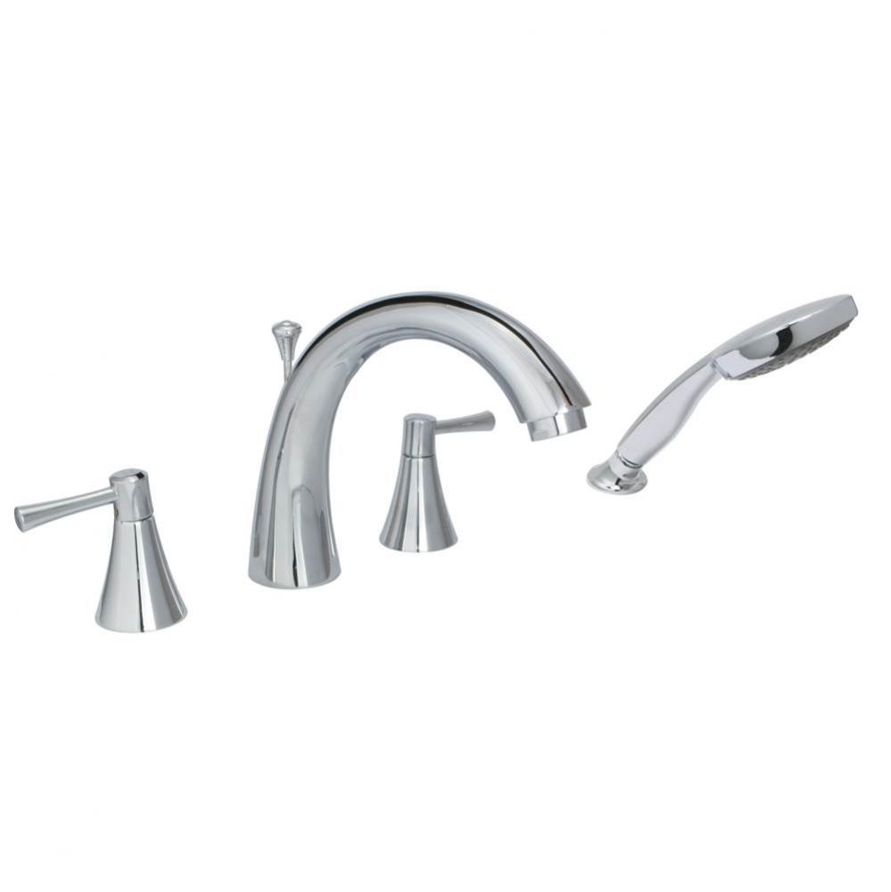 Carmel Four Piece Roman Tub Filler Faucet