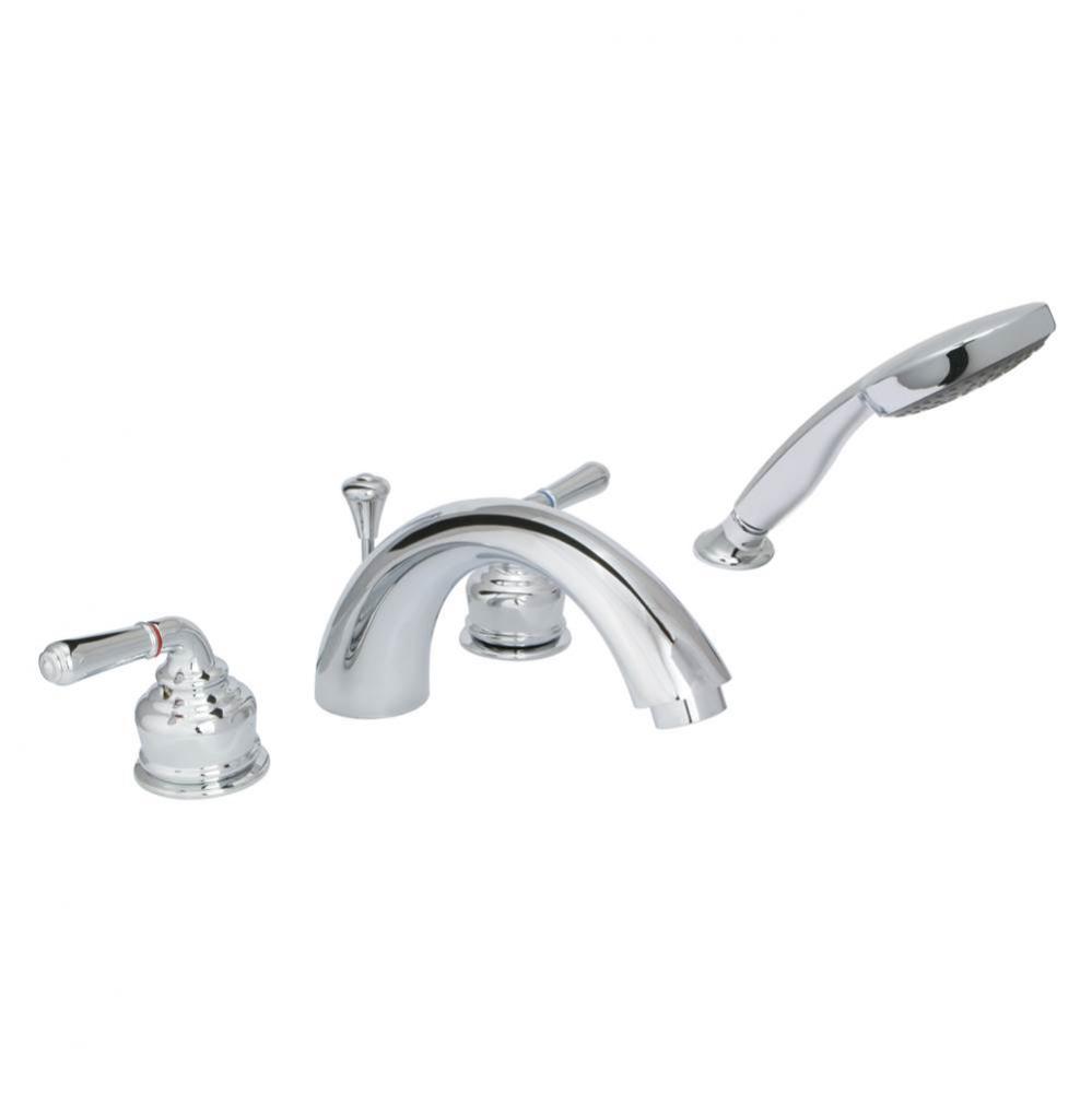 Cypress Four Piece Roman Tub Filler Faucet