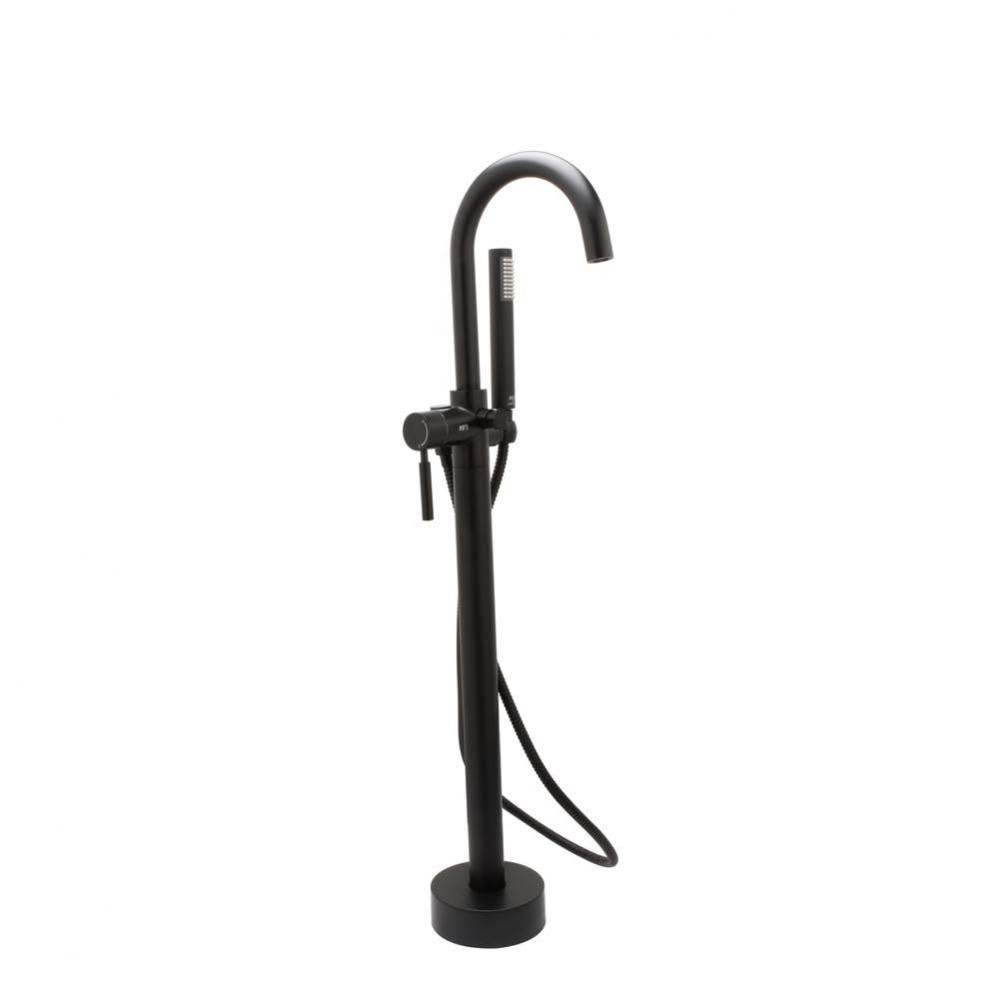Euro Free Standing Roman Tub Filler With Hand Shower