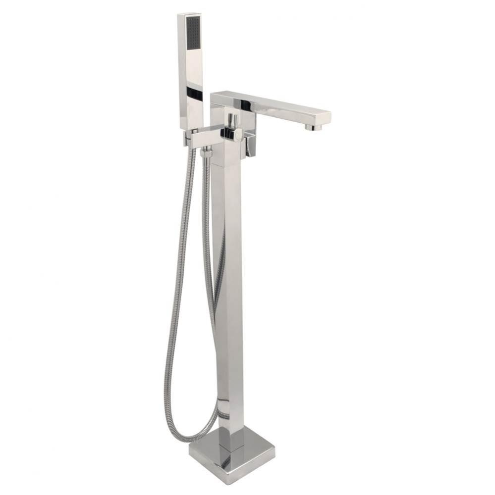 Free Standing Roman Tub Filler With Hand Shower