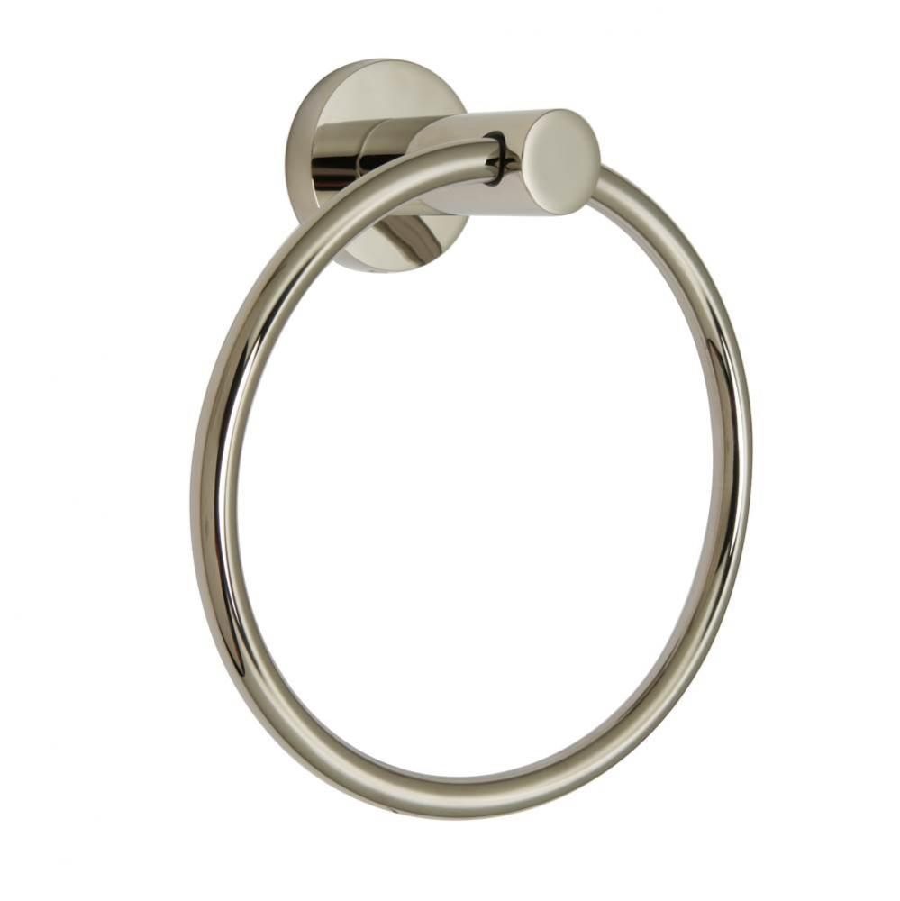 Euro Towel Ring In Pvd Polishednickel Finish