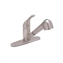 Huntington Brass K1780029-Q - Single Control Kitchen Faucet, Satin Nickel