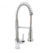 Huntington Brass K1824301-MPQ - Spring Kitchen Faucet, Chrome