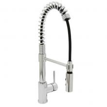 Huntington Brass K1824301-MPQ2 - Spring Kitchen Faucet, Chrome