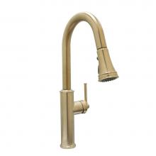 Huntington Brass K1830016-MYJ - Crest Kitchen Pulldown In Satin Brass