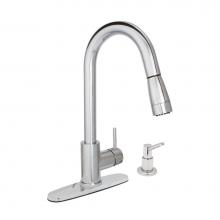 Huntington Brass K4980201-1C - Fluxe - Contemporary Styled Pull-Down Kitchen Faucet