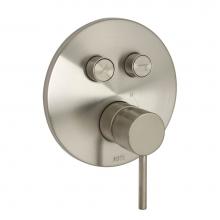 Huntington Brass P3222102 - Contemporary Styled Two Button Shower Trim- Satin Nickel