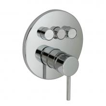 Huntington Brass P3322101 - Contemporary Styled Three Button Shower Trim- Chrome