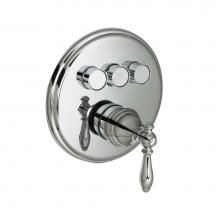 Huntington Brass P3922101 - Classic Styled Three Button Shower Trim- Chrome