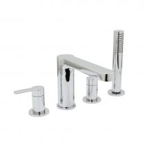 Huntington Brass S7481601 - 4-Hole Roman Tub Filler Faucet