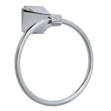 Huntington Brass Y1420201 - Merced/Reflection Towel Ring, Chrome