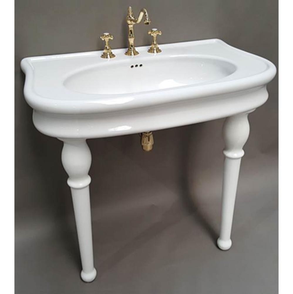 ''Belle Epoque'' Single Basin Lavatory Table Only in