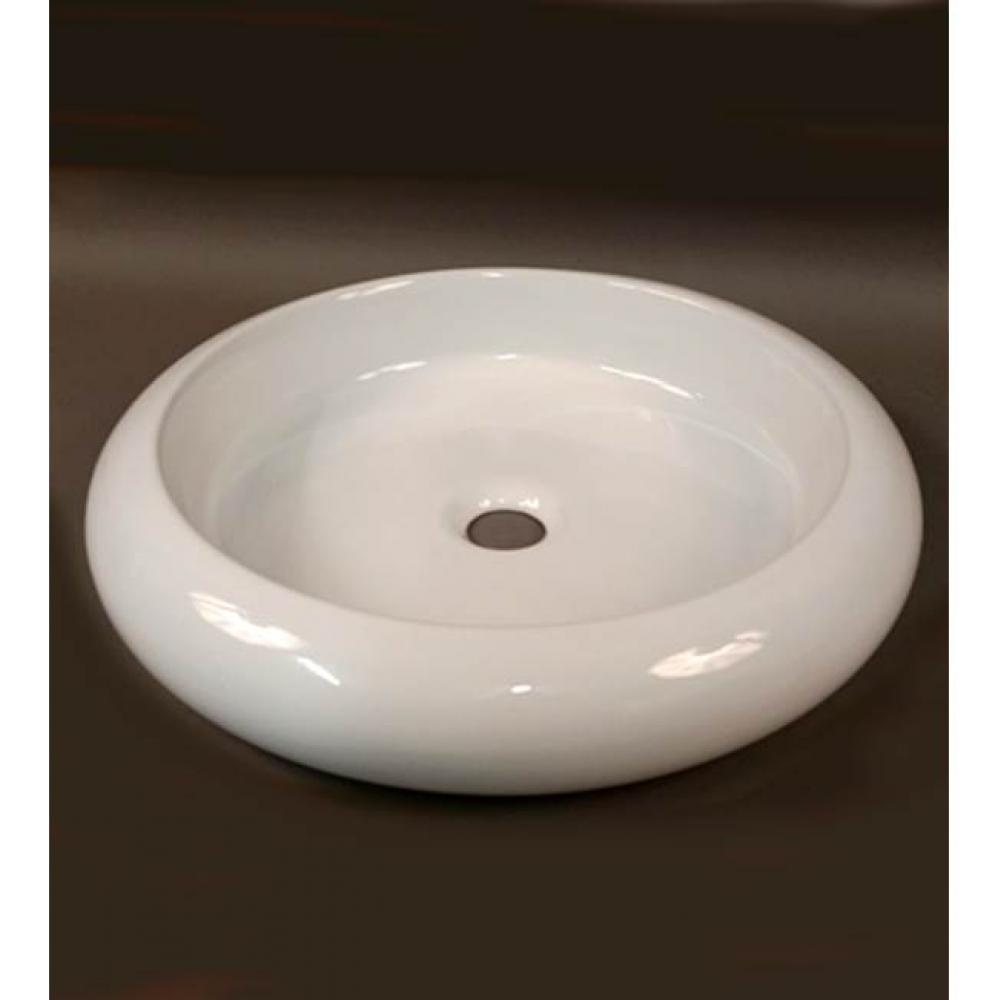 ''Lune'' Porcelain Round Contertop Lavatory Bowl in