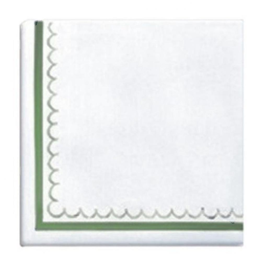 ''Duchesse'' Corner Border Pattern Tile in Berain