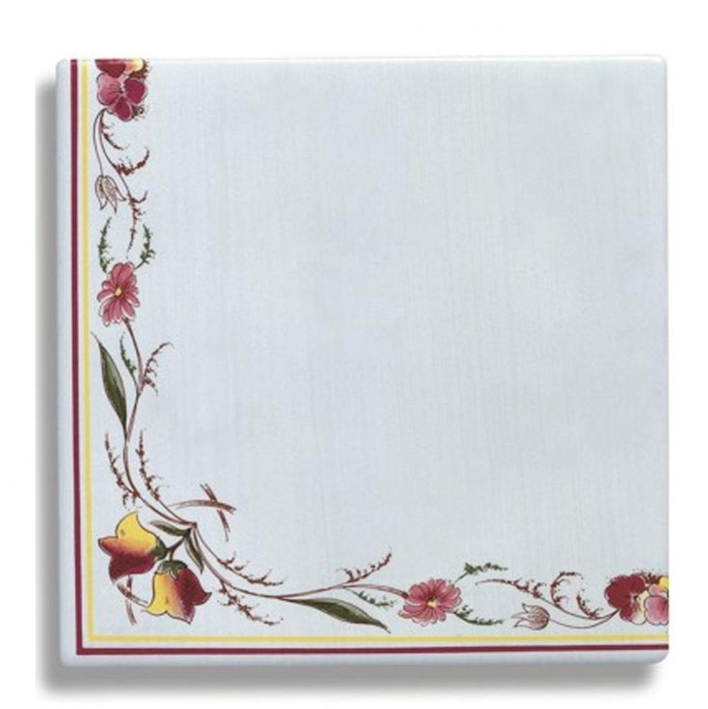 ''Duchesse'' Corner Border Pattern Tile in