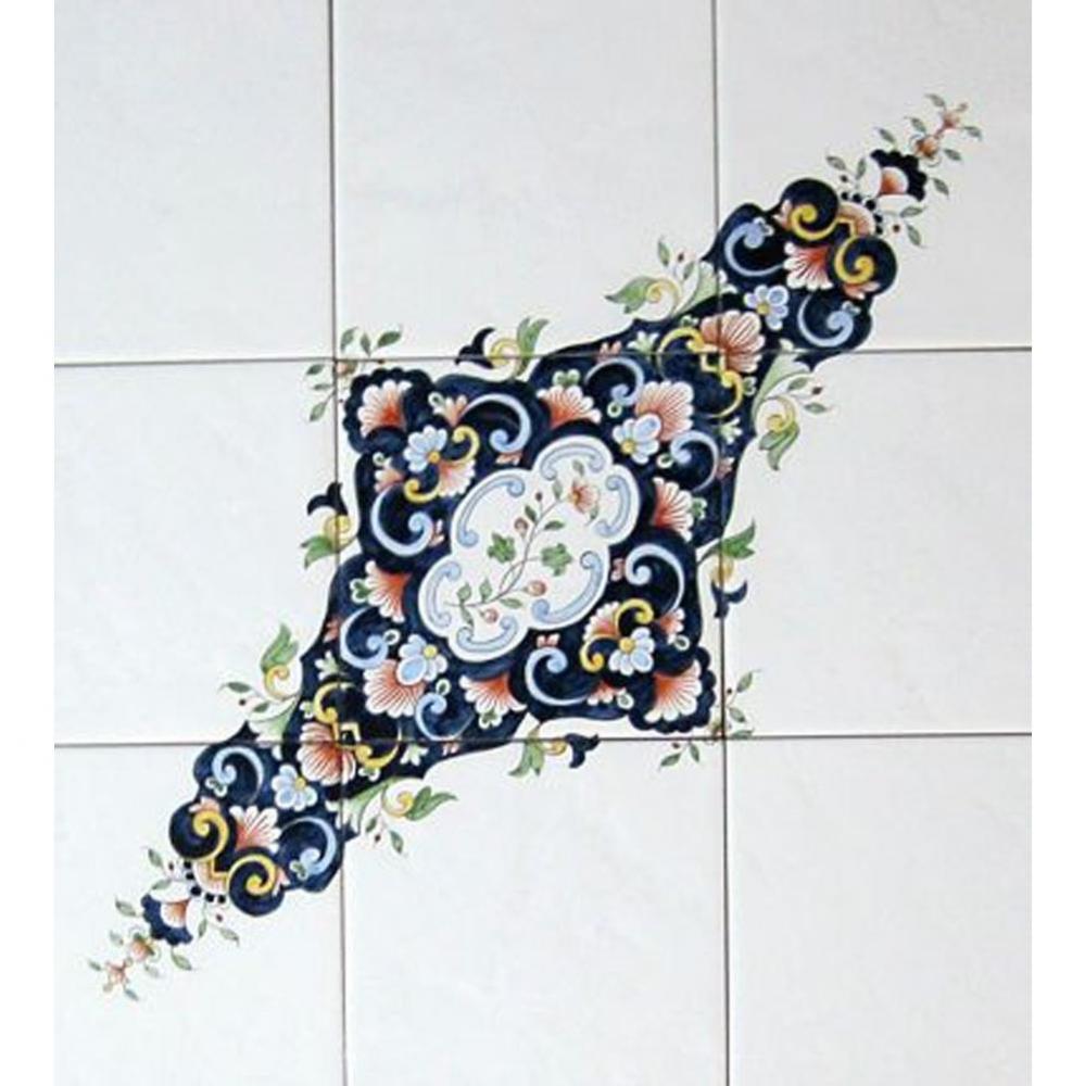 ''Duchesse'' Nine Tile Pattern Set in Berain