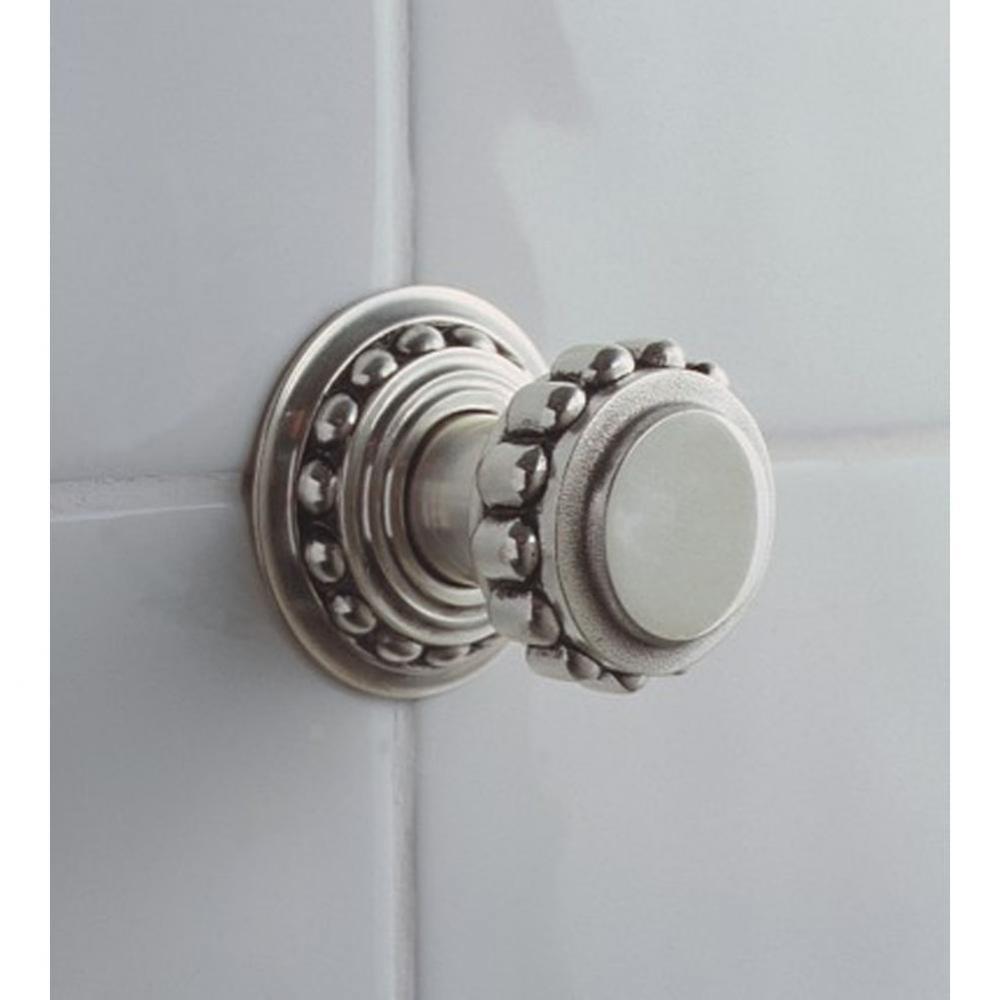 ''Pompadour'' 1/2'' Wall Valve - Trim Only in Old Silver -Trim