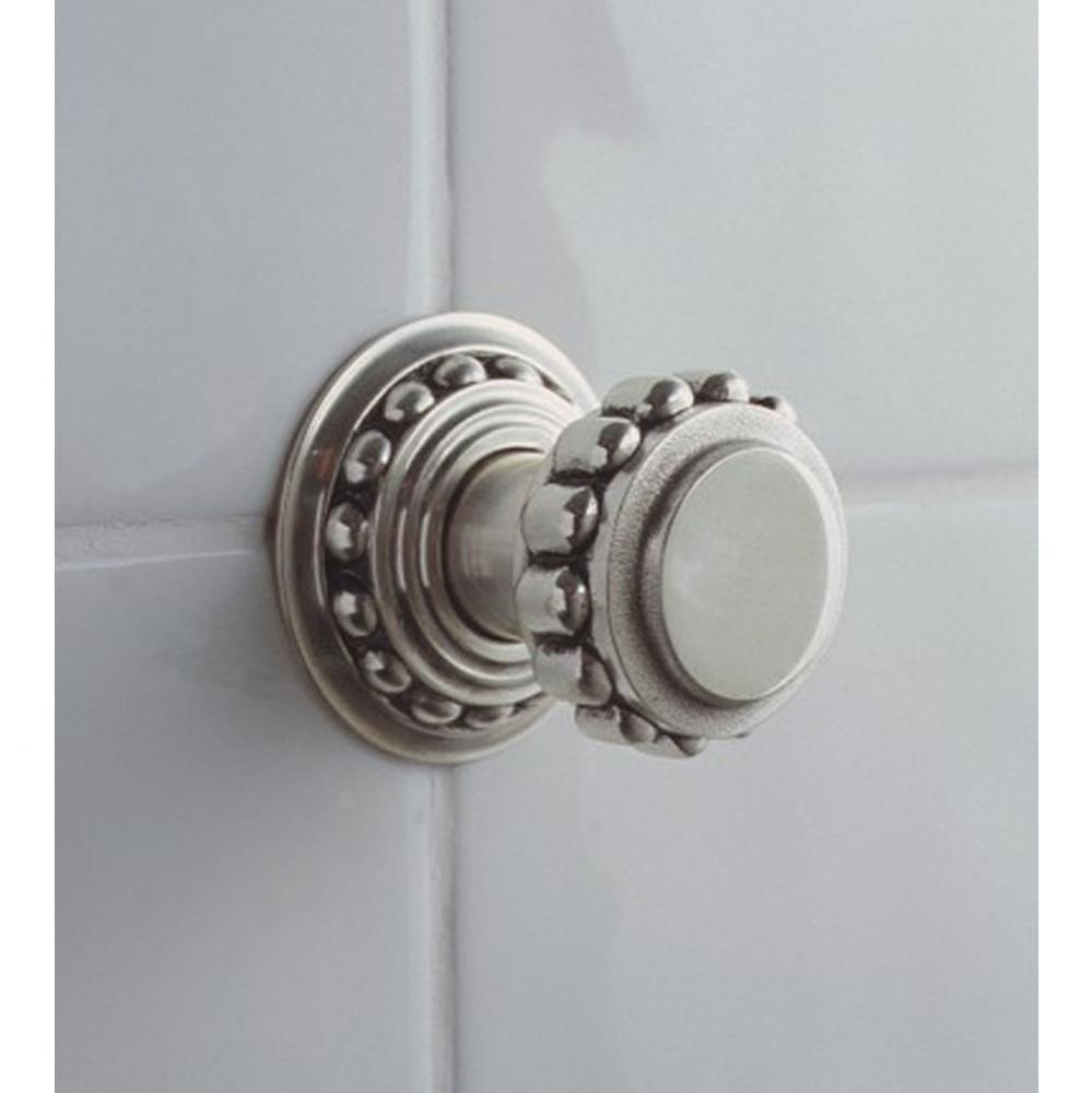 ''Pompadour'' 3/4 Wall Valve - Trim Only in Old Silver, -Trim