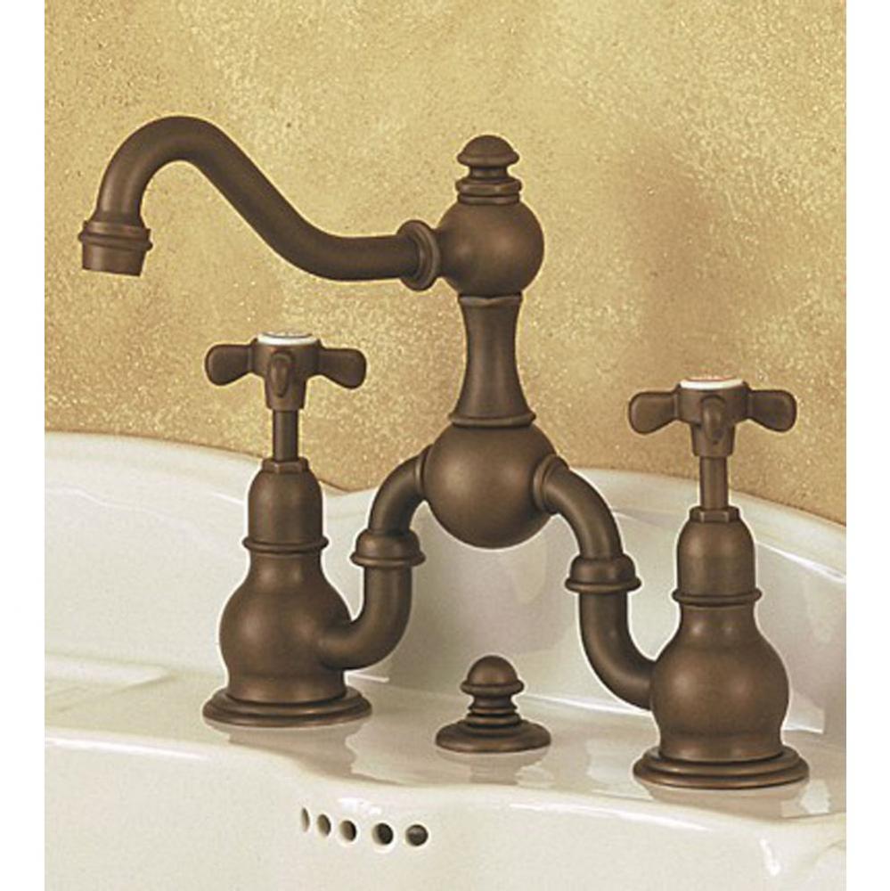 ''Royale'' 2-Hole Basin Set without Waste in Weathered