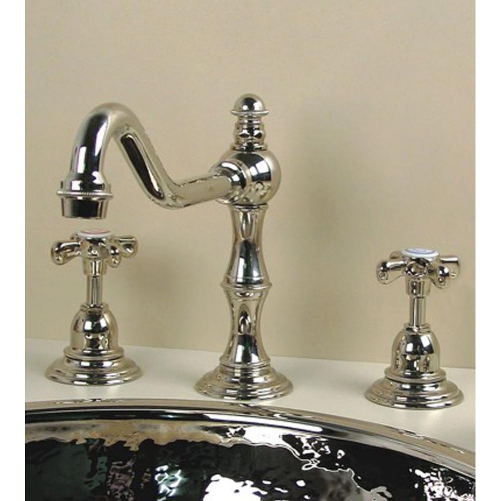 ''Royale'' Three-Hole Kitchen Mixer in Polished
