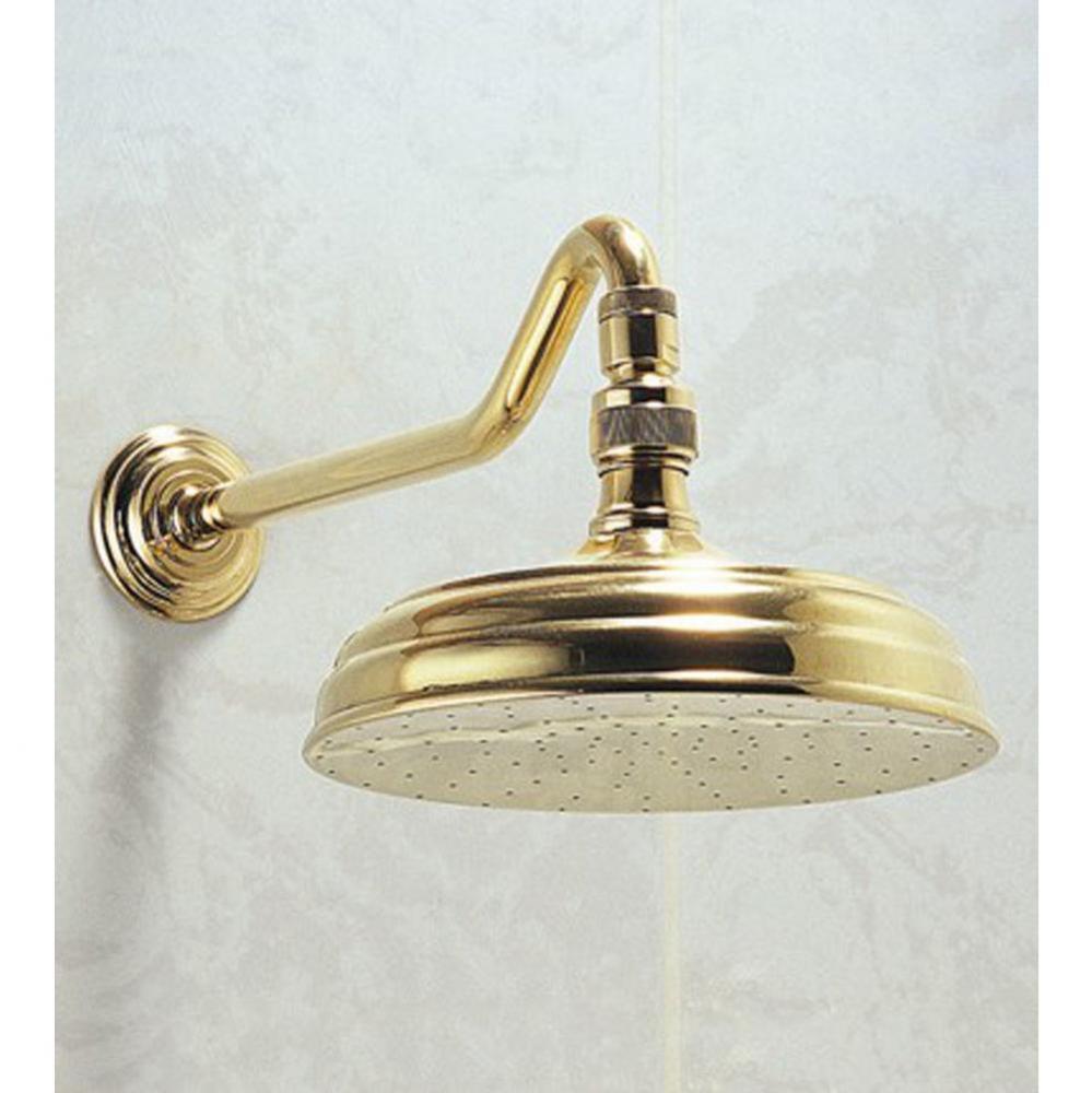 ''Royale'' Adjustable Showerhead, Arm and Flange in Polished