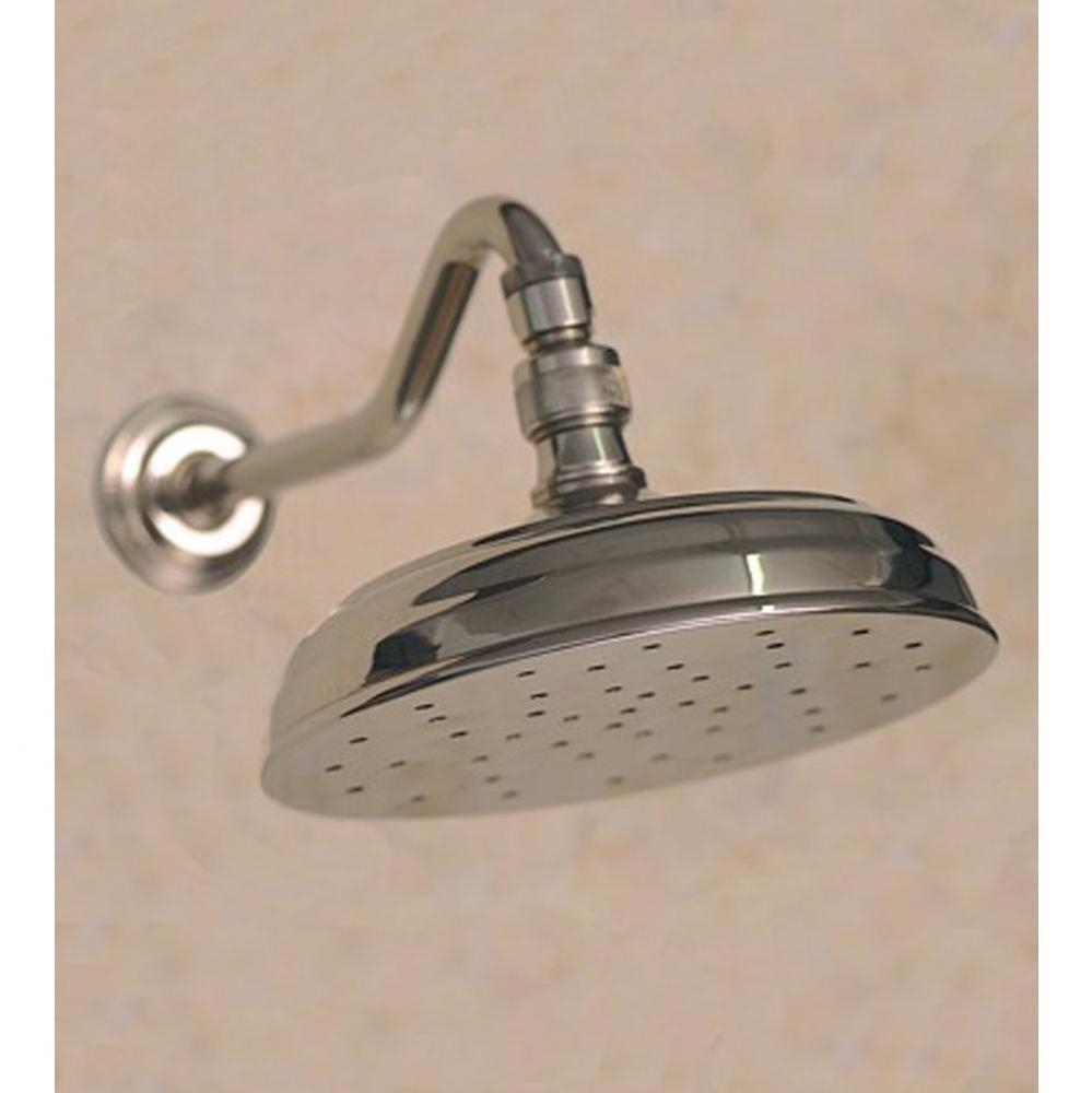 ''Royale'' Adjustable Showerhead, Arm and Flange in Polished