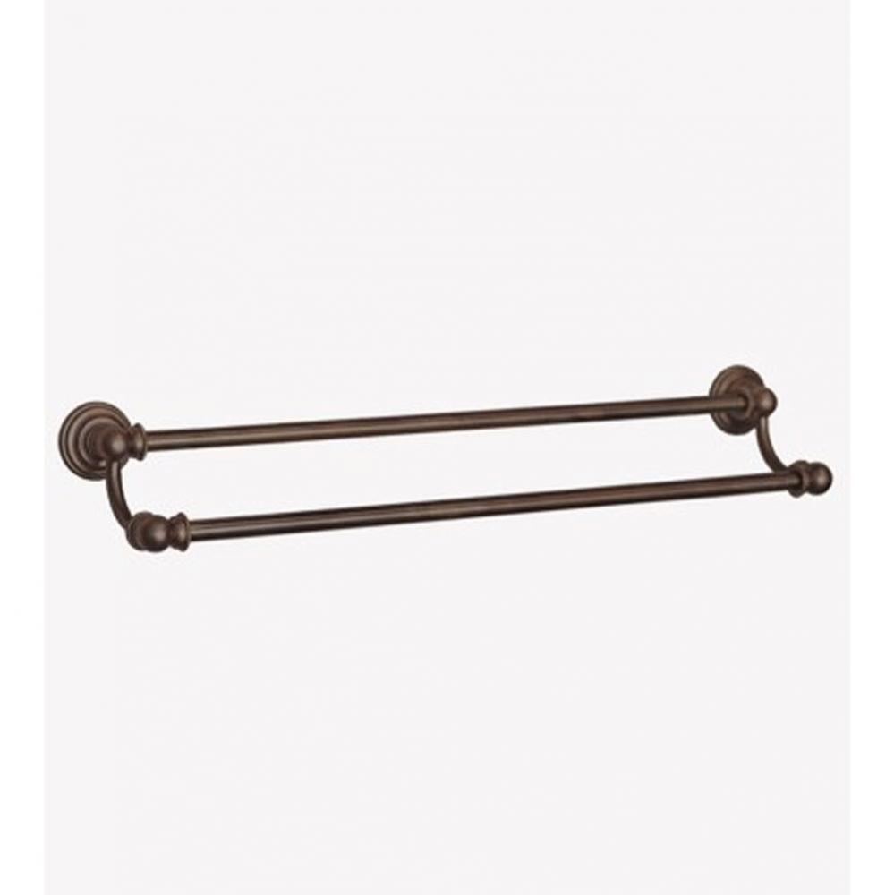 ''Royale'' Double Towel Bar in Weathered