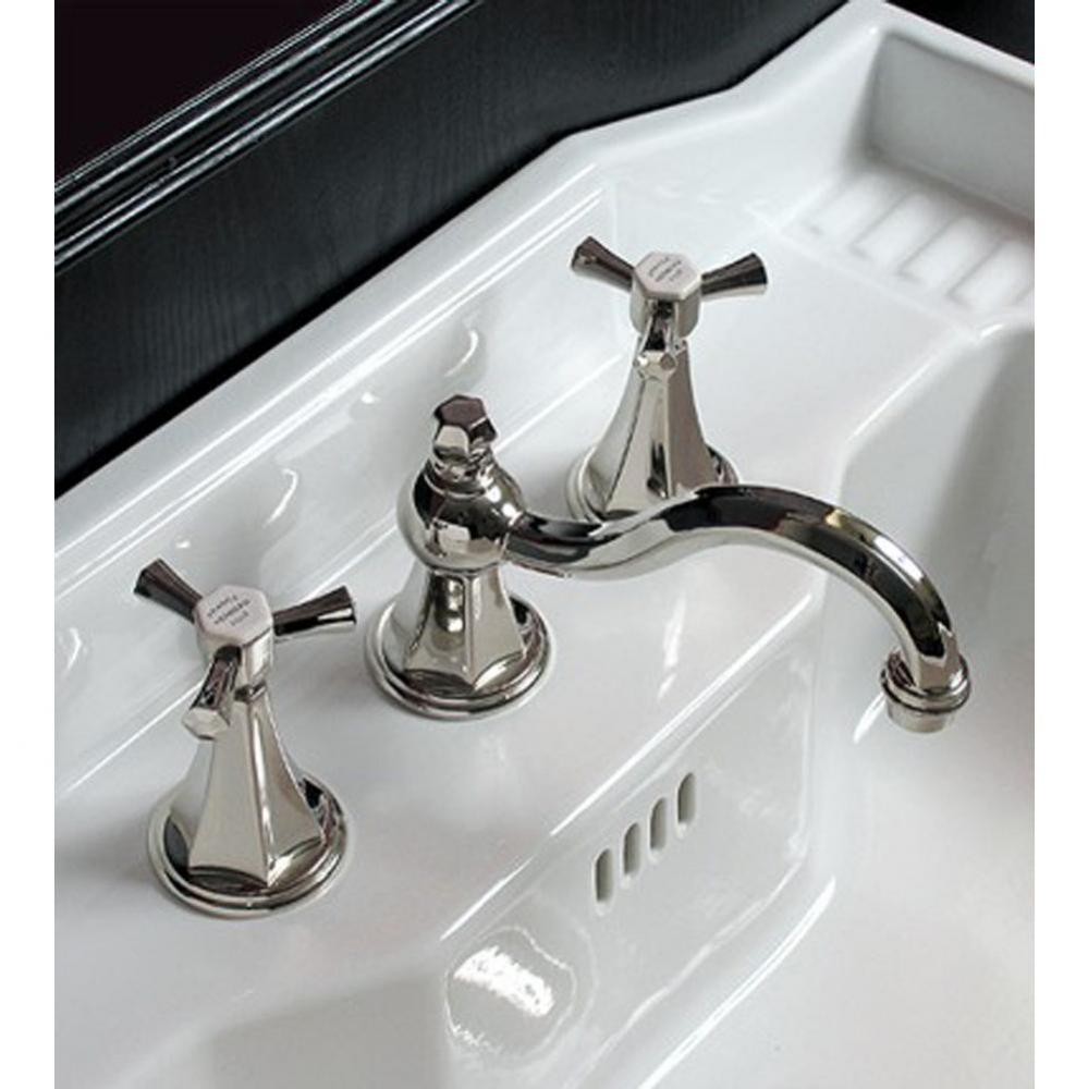 ''Monarque'' Widespread Lavatory Set in Polished