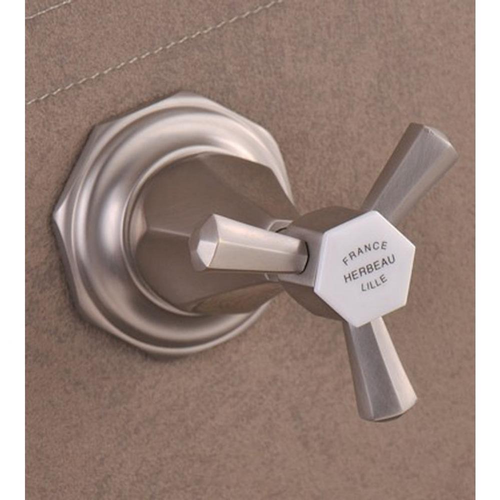 ''Monarque'' 3/4 Wall Valve - Trim Only in Brushed Nickel, -Trim