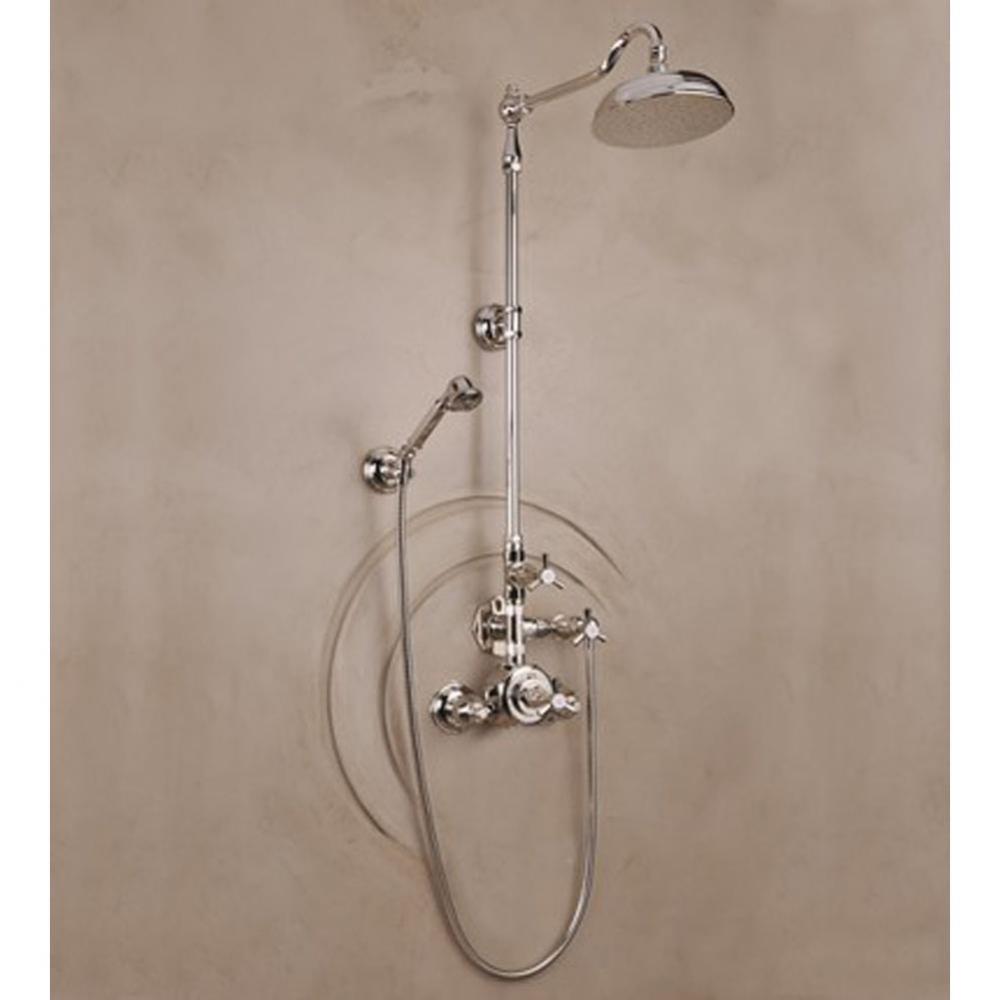 ''Monarque'' Exposed Thermostatic Shower in Polished