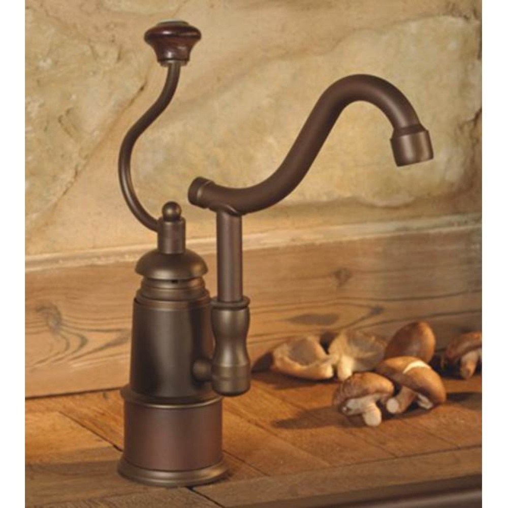 ''De Dion'' Single Lever Mixer with Ceramic Disc Cartridge in White Handle, We