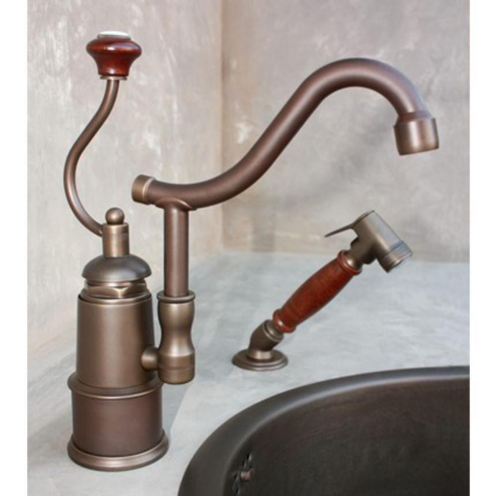 ''De Dion'' Single Lever Mixer with Ceramic Disc Cartridge and Handspray in