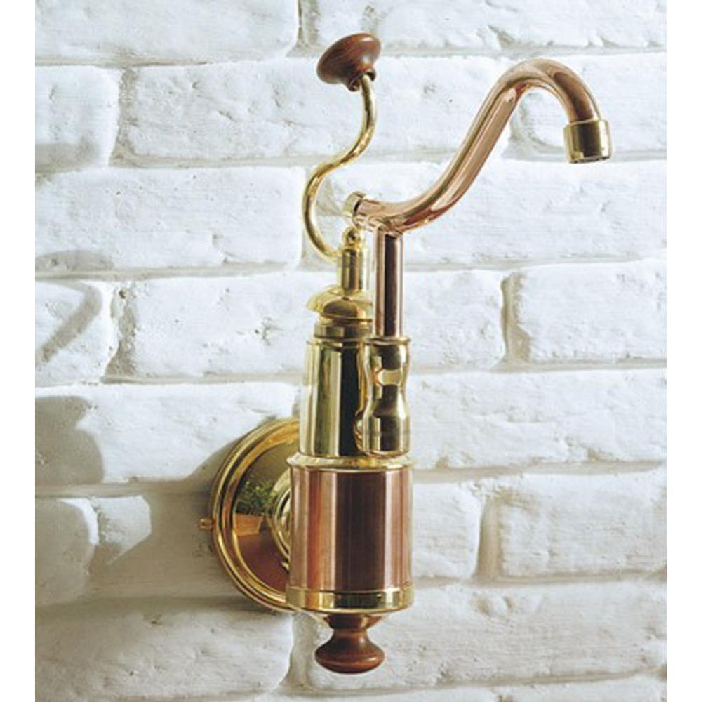 ''De Dion'' Wall Mounted Single Lever Mixer with Ceramic Disc Cartridge in