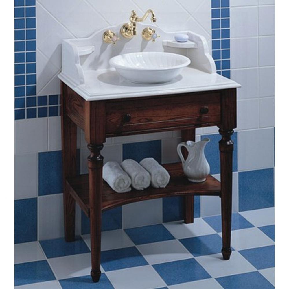 ''Bonne Maman'' Bathroom Cabinet in Ash Wood w/Antique