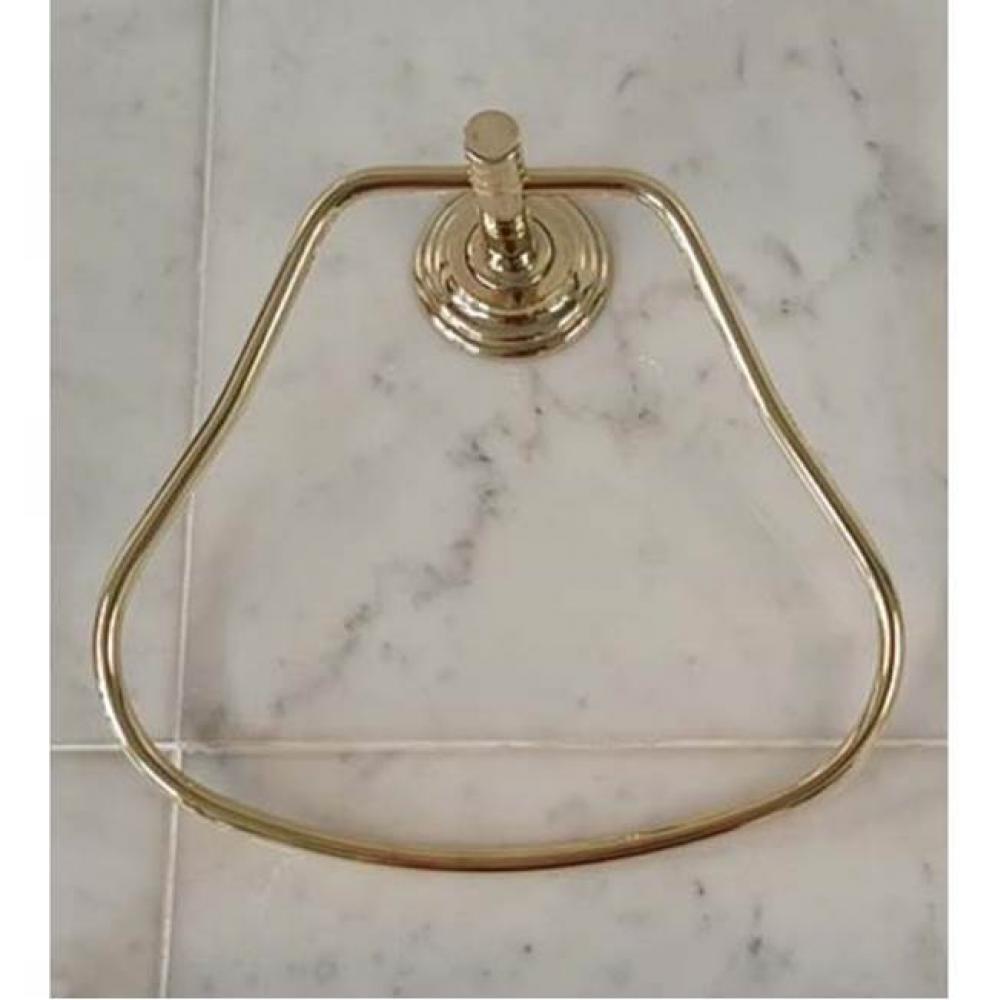 ''Lille''Towel Ring in Weathered Brass