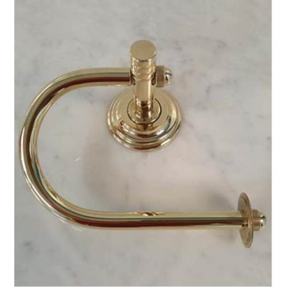 ''Lille'' Toilet Tissue Holder in Polished Brass