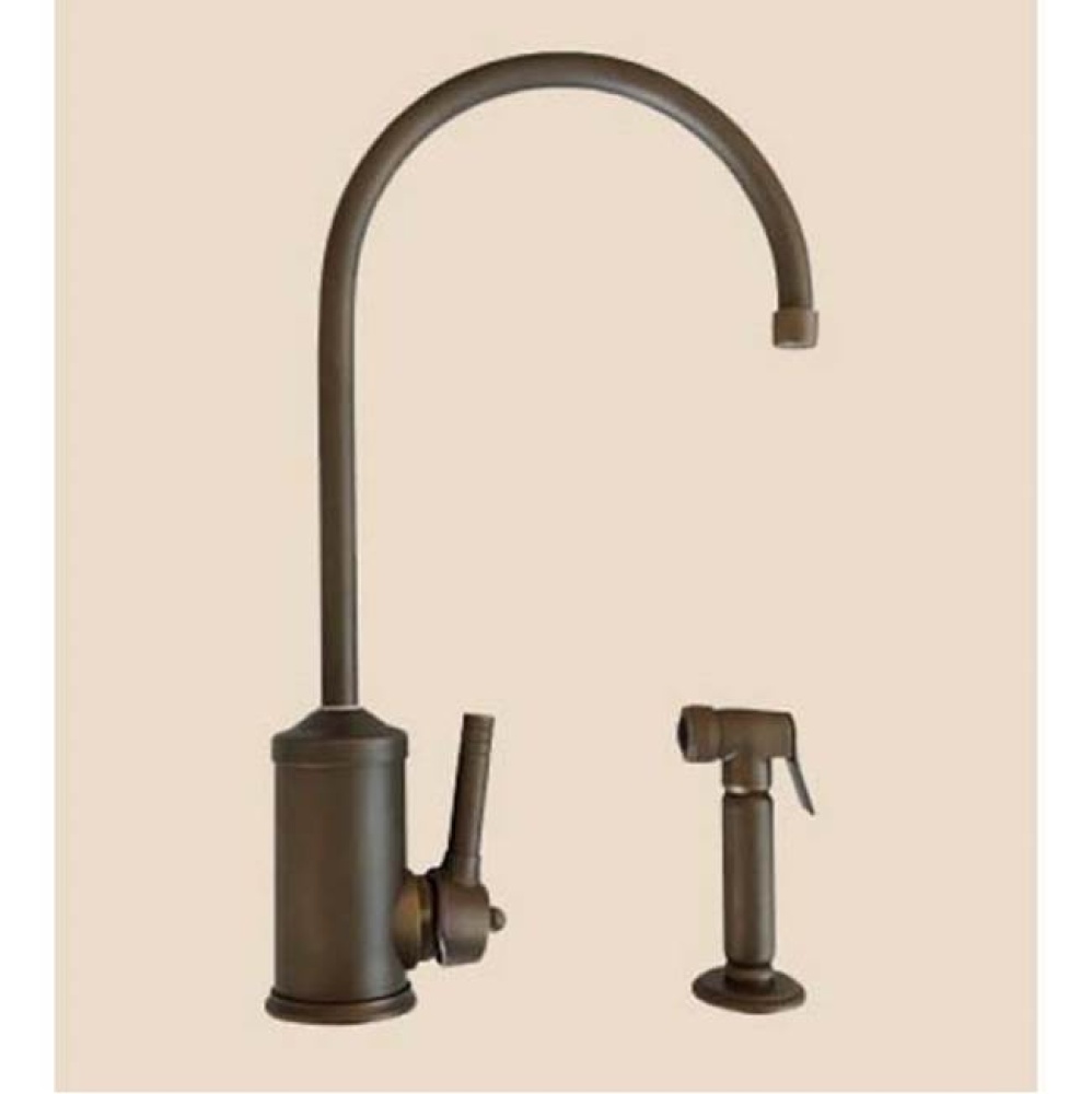 ''Lille'' Single Lever Kitchen Mixer with Handspray and Ceramic Cartridge in W