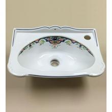 Herbeau 010504 - ''Charly'' Vitreous China Hand Basin in Vieux