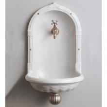 Herbeau 020120 - ''Niche'' Wall Mounted Earthenware Fountain Sink in