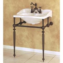 Herbeau 032270 - ''Empire'' Metal Washstand Only in Weathered