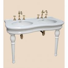 Herbeau 036120 - ''Belle Epoque Double Basin Lavatory Table Only in