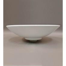 Herbeau 041620 - ''Vasque Coupole'' Porcelain Round Contertop Lavatory Bowl in