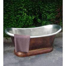 Herbeau 071172 - ''Medicis'' Copper Bathtub / Single wall in