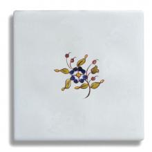 Herbeau 090301 - ''Duchesse'' Small Central Pattern Tile in Moustier