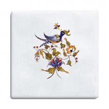 Herbeau 090401 - ''Duchesse'' Large Central Pattern Tile in Moustier