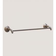 Herbeau 232047 - ''Pompadour'' 30-inch Towel Bar in French Weathered Brass