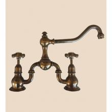 Herbeau 302247 - ''Royale'' 2-Hole Kitchen Mixer in French Weathered
